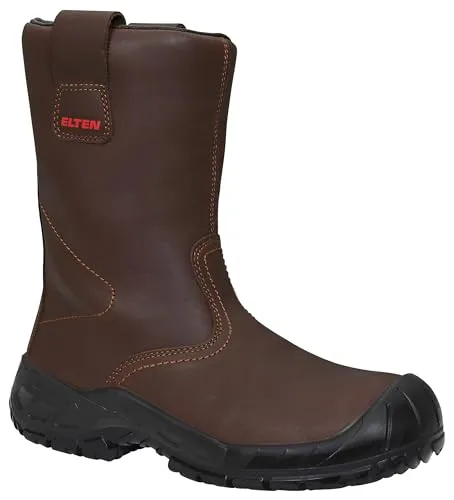 ELTEN Sicherheitsschuhe Rigger Boot ESD S3S CI - Herren Industrie & Handwerk Stiefel, leicht und robust mit rutschfester Sohle, ideal für den Winter und zertifiziert nach EN ISO 20345:2022.