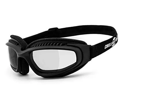Chillout Rider Motorradbrille CR004 - Selbsttönend & Gepolstert - Diese selbsttönende Motorradbrille von CHILLOUT RIDER® bietet optimalen Schutz vor Wind und ist durch ihre Polsterung winddicht. Mit einer doppelseitigen Antibeschlagbeschichtung sorgt sie für klare Sicht bei wechselnden Wetterbedingungen.