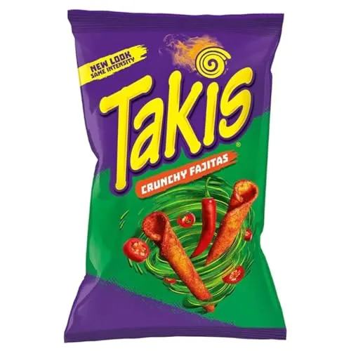 Takis Crunchy Fahita 92,3g Ursprungsland Mexiko, Gewicht 92,3g