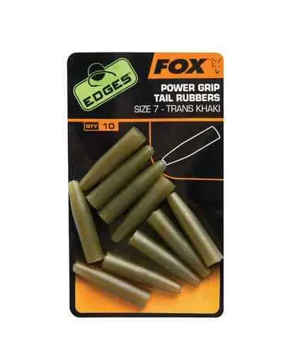 Fox Edges Power Grip Tail Rubbers CAC637 Für schwere Bleie Tailrubber
