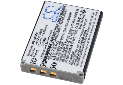 Powery Akku für Traveler Slimline X6 Kamera-Akku 600 mAh (3.7 V)