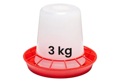 Garronda Futterspender 3 - 22 kg Futterautomat für Hühner leicht zu reinigen GD-0151