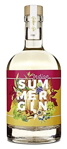 Wajos Indian Summer Gin 42% vol. 500ml – mit ausgewählten Gin Botanicals, perfekt als Herbst Cocktail & Gin Tonic oder Gin Geschenk