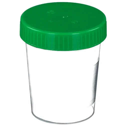 Urinbecher mit Schraubdeckel 125 ml