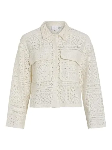 Vila Übergangsjacke in Creme von VILA