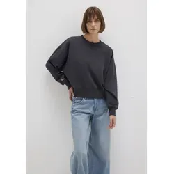 Mavi Rundhalspullover CREW NECK SWEATSHIRT Sweatshirt cropped schwarz XS (34)