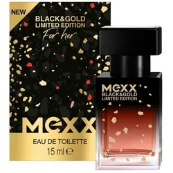Mexx Black and Gold Woman Eau de Toilette 15ml