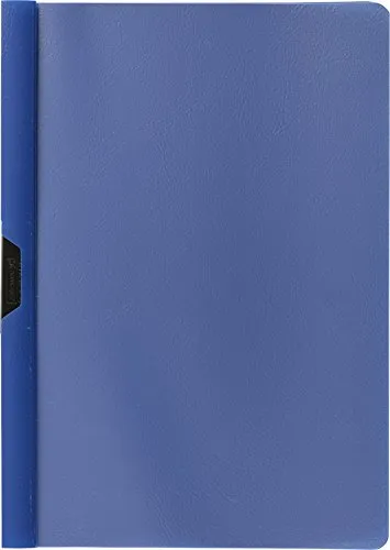 Brunnen 102014030 Klemmmappe/Cliphefter (A4, glasklares Deckblatt, aus PP-Folie, blau