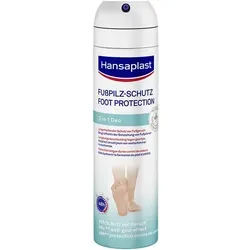 Hansaplast Fußpilz Schutz 2-in-1 Deo-Spray 150ml - Fußcremes & -pflege mit antimikrobieller Wirkung für alle Hauttypen, idealer Schutz gegen Fußpilz und unangenehme Gerüche.