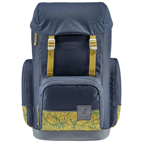 deuter Scula Schulrucksack (30 L) - Ink-turmeric - Rucksack für Schule mit Contact-Rückensystem für hohen Tragekomfort, geräumigem Hauptfach und 100% recyceltem Material für Nachhaltigkeit.