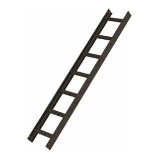 MUNK Dachleiter 7 Sprossen braun - Leiter für alle Dacheindeckungen bis 60°, mit rutschfesten Sprossen und 15 Jahren Qualitätsgarantie – ideal für sicheres Arbeiten auf dem Dach.