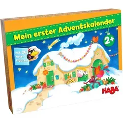 Mein erster Adventskalender - Bei den Bauernhoftieren von HABA, 24 hochwertige Holzfiguren und tägliche Vorlesegeschichte für spielerisches Lernen und Vorfreude auf Weihnachten