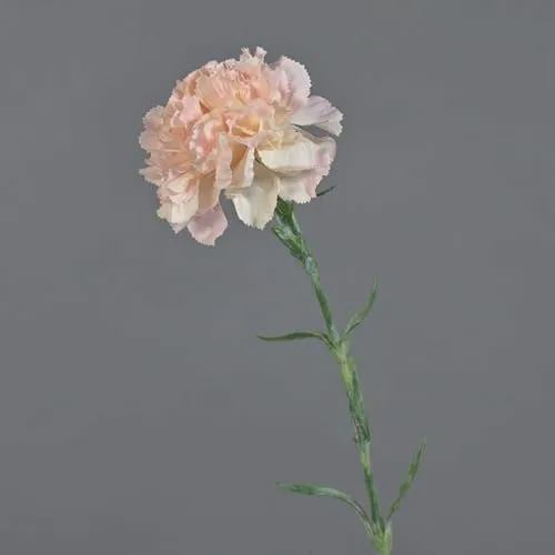 artplants.de Künstliche Nelke NIRUSHA, rosa-Creme, 65cm - Kunst Nelken