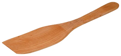 Pfannenwender Pfannenheber Wender glatt aus Kirschholz geölt  L 30 x B 6,5 cm
