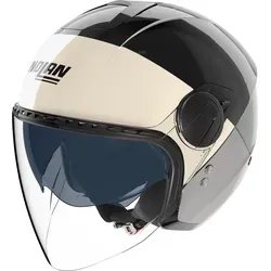 Nolan N20-2 Visor Blocco Jethelm XL schwarz-grün - Robuster Jethelm mit ultrabreitem, kratzfestem Visier für optimalen Schutz. Ideal für Männer, bietet Komfort und Sicherheit bei jeder Fahrt.