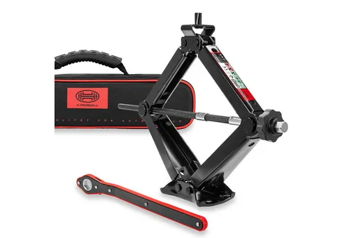 HEYNER Wagenheber MERCEDES-BENZ 345210 - Autoteile, robuster Stahlwagenheber mit einer Hubhöhe von 110 bis 420 mm, ideal für Mercedes-Benz Fahrzeuge, inklusive praktischer Aufbewahrungstasche und Handgriff.