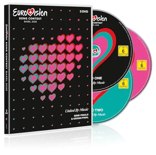 Eurovision Song Contest Basel 2025 (3DVD) - Filme - Erleben Sie die spektakulärsten Auftritte und Emotionen des Eurovision Song Contests 2025 in dieser umfassenden 3DVD-Box!