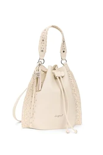 Desigual Rucksack Gallium Harlan Beige Crude in weiß von Desigual
