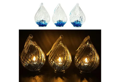 Online-Fuchs LED-Kerze in blau von Online Fuchs