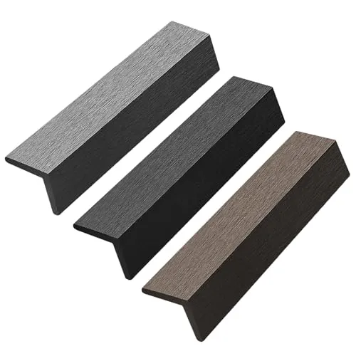 Produktbild Montafox WPC Abschlussleisten Musterset 3x15 cm Abdeckleiste Terrassendielen Dielen L-Leiste
