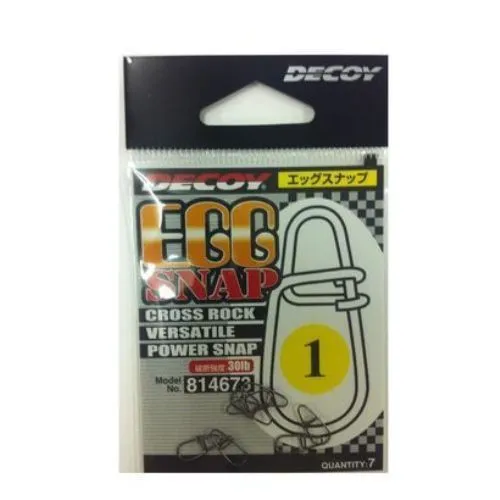 6099) DECOY EGG SNAP SN-3 Cross Rock Versatile Power Snap 7 Stück