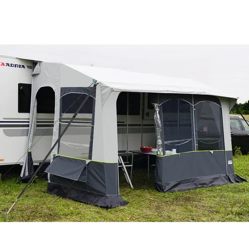 Ganzjahresvorzelt Casa Royal 2 390, 390x230cm, Stahlgestänge Wohnwagen Vorzelt