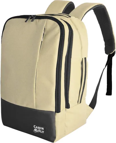 CabinFly Bellanca 40x20x25cm Ryanair Handgepäck Rucksack Tasche Travel Backpack 40x25x20cm Beige