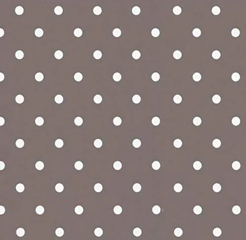 Klebefolie - Möbelfolie Taupe graubraun Punkte - Dots 0,45 m x 2 m Selbstklebende Folie Dots - Dekorfolie Selbstklebefolie