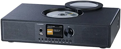 VR-Radio CD Spieler IRS-570.cd - Digitalradio mit DAB+, FM, CD, Bluetooth und USB, 100 W Spitzenleistung für kabelloses Musik-Streaming und riesige Programmvielfalt