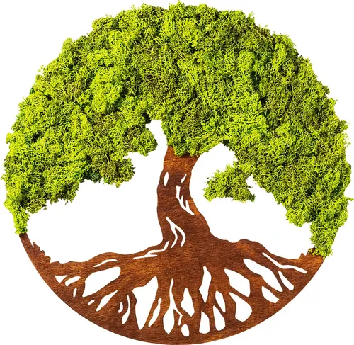 Lebensbaum Wallity, Tree Of Life 3 in grün von Wallity