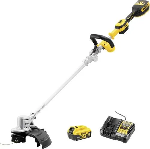 Dewalt DCMST561P1-QW 18V XR Rasentrimmer - Rasentrimmer & Motorsensen mit 36cm Schnittbreite, 40 Minuten Laufzeit und ergonomischem Design für müheloses Arbeiten.