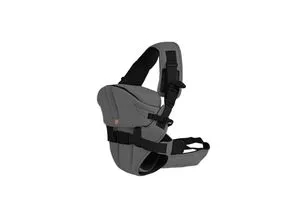 Babytrage Carry go 2 in 1 Bauch- und Hüfttrage von 3 Monaten bis 1 Jahr dunkelgrau