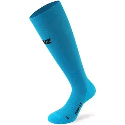 LENZ COMPRESSION MERINO 2.0 Socken 2026 azur - L - Snowboard- und Skisocken mit S.E.P. Technologie für optimale Kompression, anatomischer Passform und geruchsneutralem Material. Perfekt für aktive Wintersportler!