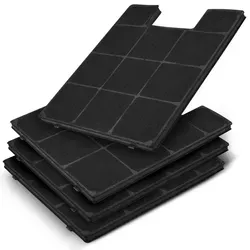 Aktivkohlefilter 4x für Amica KF 17141 Dunstabzugshaube - Dunstabzugshauben-Zubehör, hochwertiger Ersatzfilter für frische Luft und effiziente Geruchsneutralisation.