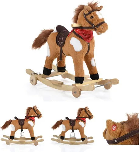 Moni Schaukeltier Schaukelpferd Plüsch Thunder WJ-302 von Moni