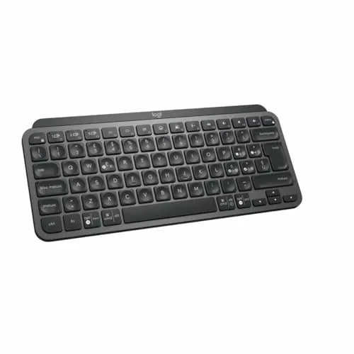 Logitech MXKEYS Mini - Kabellose beleuchtete Tastatur in Graphit - Tastaturen, kompakt und ergonomisch, ideal für kreatives Arbeiten mit beleuchteten Tasten für optimale Sichtbarkeit.