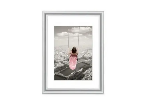 Hama Bilderrahmen Kunststoffrahmen Swing 00193202 13x18cm silber