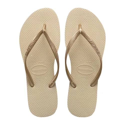 Havaianas Slim Damen Zehensandalen in gold von Havaianas