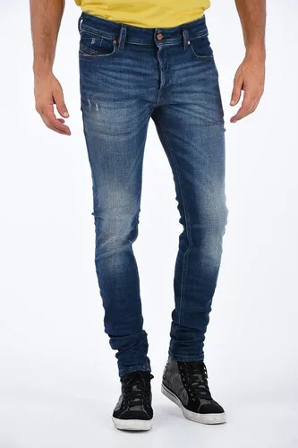 Diesel Skinny-fit-Jeans Diesel Herren Röhrenjeans SLEENKER 084UI Used-Look 5-Pocket-Style, mit Stretch-Anteil