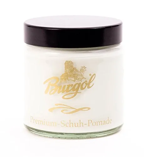 Burgol Premium-Schuh-Pomade Schuhcreme Deckweiss