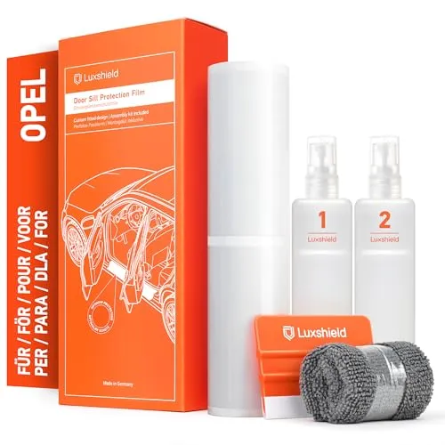 Luxshield Auto Einstiegsleisten Schutz für Opel Adam M13 I 2012-2019 - Schutzfolie Autotür Zubehör Zierleisten Lackschutzfolie Transparent