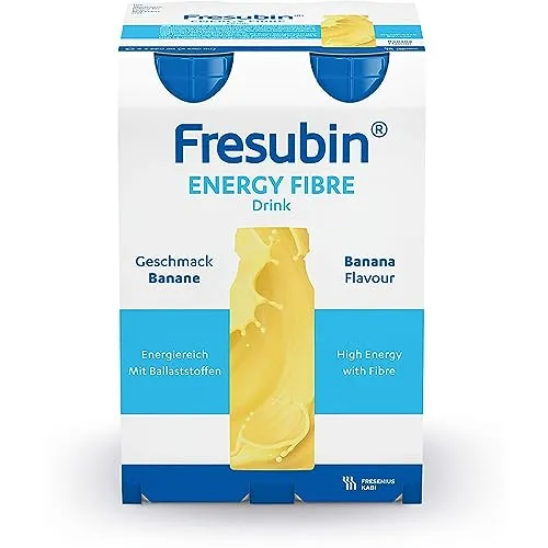 Fresenius Kabi Fresubin Energy Fibre Drink Banane Trinkflasche, 4 x 200 ml, 1er Pack (1 x 2,75 kg)