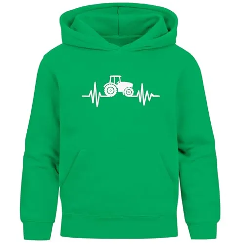 SpecialMe Hoodie Kinder - Traktor Motiv für Jungen - Stylischer und bequemer Kapuzenpullover für Jungen mit coolem Traktor Print. Ideal für Schule, Spielplatz oder zu Hause – kuschelig warm und perfekt für kalte Tage.