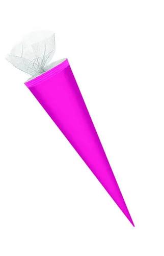 Livepac Office Schultüte Bastel Schultüte / Länge: 50cm / rund / Farbe: pink