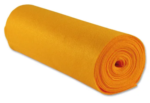 Bastelfilz 150g/m², 45 cm x 5 m, 1 Rolle, orange  2118.2206 von folia