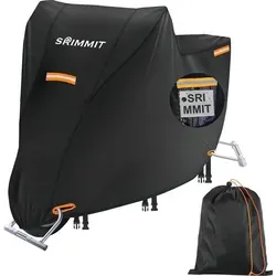 Motorradgarage Winterfest Wasserdicht XXL mit Reflektorstreifen - Möbelschutzhüllen: Schützen Sie Ihr Motorrad optimal vor Witterungseinflüssen mit dieser robusten, wasserdichten Garage aus Oxford-Stoff.