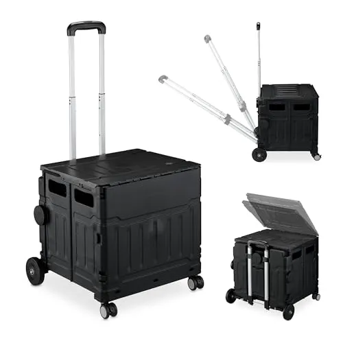 Einkaufstrolley Klapptrolley mit Teleskopgriff