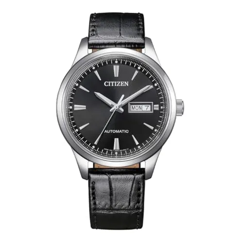 Citizen Automatikuhr NY4058-01EE - Elegante Herrenuhr mit Lederarmband - Herrenuhren, mechanische Automatikuhr mit 42 Std. Gangreserve, wasserdicht bis 5 bar und klassischem Design - perfekt für jeden Anlass.
