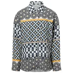 Marc O'Polo Bluse mit Hemdkragen und Knopf-Schlitz von Marc O'Polo