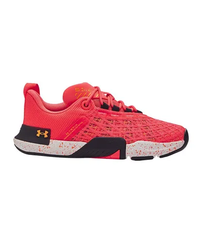 Under Armour Tribase Reign 5 Damen Sportschuhe in Orange EU 36 1/2 - Laufschuhe mit UA TriBase™-Technologie für optimalen Bodenkontakt und Stabilität bei Workouts. Ideal für dynamische Bewegungen und maximale Flexibilität.